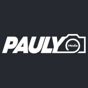 Paulymedia LLC T-Shirt with White Print on Front and Back Design