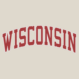 WISCONSIN Embroidered Crewneck Design