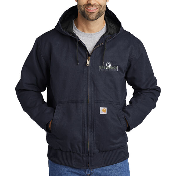 Carhartt® Washed Duck Active Jacket w/ Trenlock Left Chest and Full Back Thumbnail