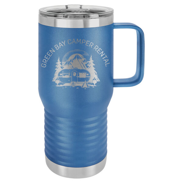 Green Bay Camper Rental Polar Camel 20 oz. Vacuum Insulated Travel Mug with Slider Lid  Thumbnail