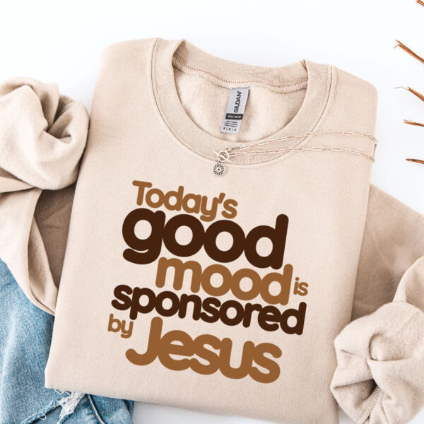 Today's Good Mood Crewneck Sweatshirt Thumbnail