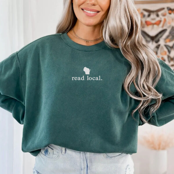 Read Local Embroidered Crewneck Sweatshirt Thumbnail