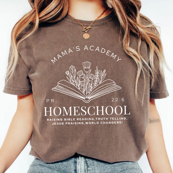 Mama's Academy Homeschool T-Shirt Thumbnail