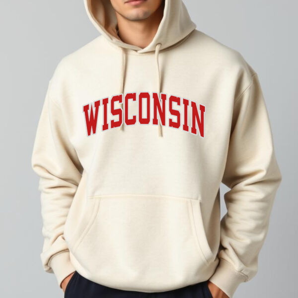 WISCONSIN Embroidered Hoodie Thumbnail