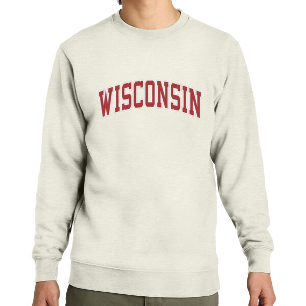 WISCONSIN Embroidered Crewneck Thumbnail