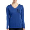Ladies Long Sleeve PosiCharge ® Competitor V Neck Tee Thumbnail