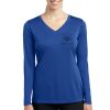 Ladies Long Sleeve PosiCharge ® Competitor V Neck Tee Thumbnail