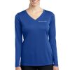 Ladies Long Sleeve PosiCharge ® Competitor V Neck Tee Thumbnail