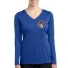 Ladies Long Sleeve PosiCharge ® Competitor V Neck Tee Thumbnail