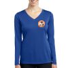 Ladies Long Sleeve PosiCharge ® Competitor V Neck Tee Thumbnail