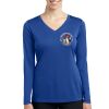 Ladies Long Sleeve PosiCharge ® Competitor V Neck Tee Thumbnail