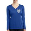 Ladies Long Sleeve PosiCharge ® Competitor V Neck Tee Thumbnail